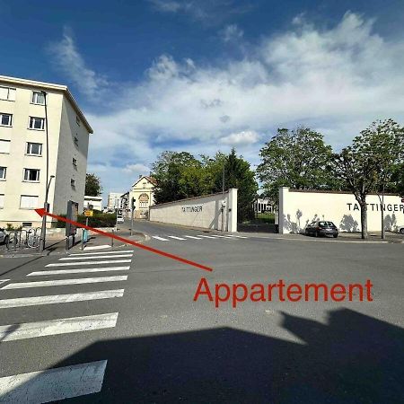 Au Coeur Du Quartier Taittinger Apartment แร็งส์ ภายนอก รูปภาพ